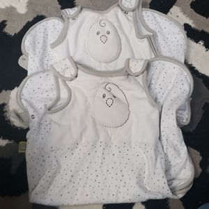 2 nested bean sleep sacks